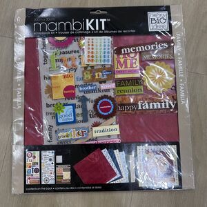 Family theme 12x12 Scrapbook Kit, Me and My Big Ideas Mambikit, New